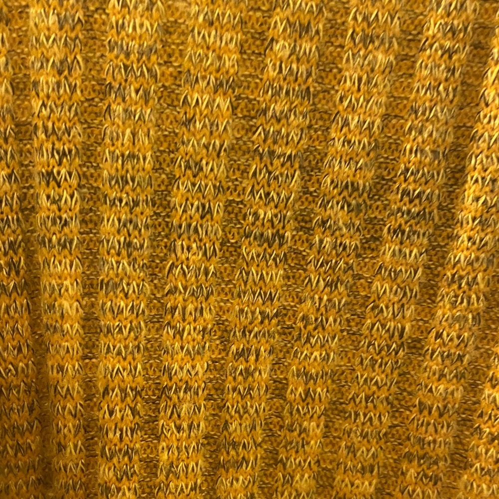 Olivia Rae Mustard Ribbed Open-front Cardigan - Picture 3 of 3